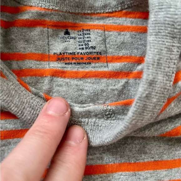 BABY GAP/CARTERS Toddler Long Sleeve Shirt Lot, Size 2T - Picture 4 of 7